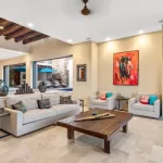 Contemporary Villa with 2 Pools Walking Distance to Beach and Butler Included