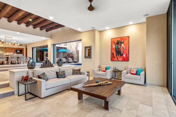 Contemporary Villa with 2 Pools Walking Distance to Beach and Butler Included
